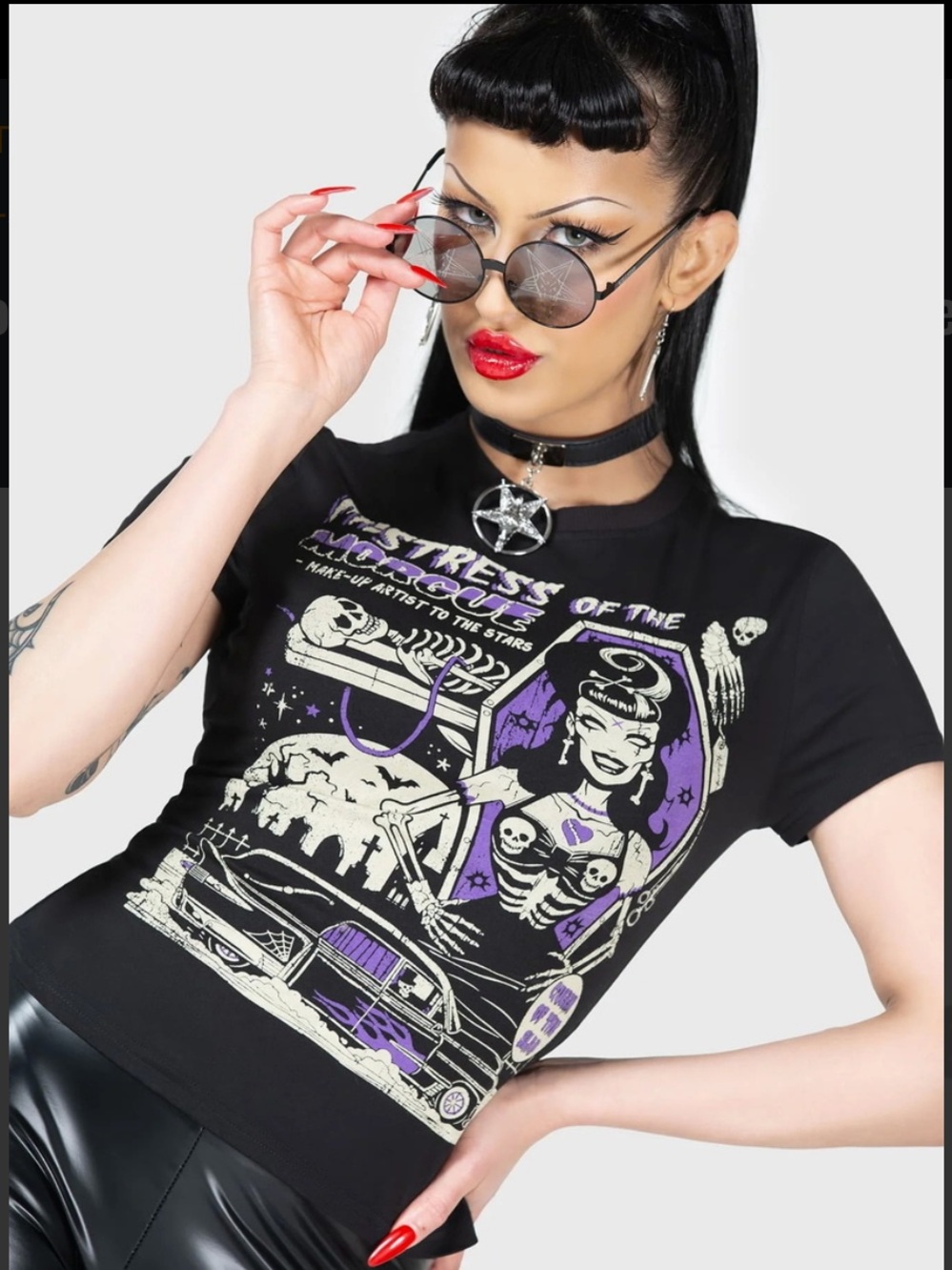 Women's T-shirt KILLSTAR - Mistress Of The Morgure - Black